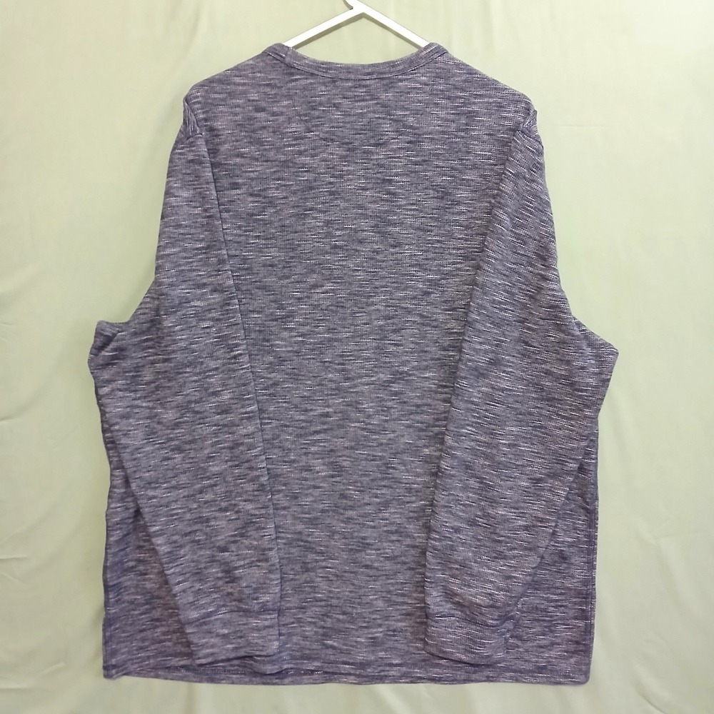 GEORGE Men's Pullover Sweater 2XL Long Sleeve Round Neck Casual Blue NWOT - Picture 6 of 9